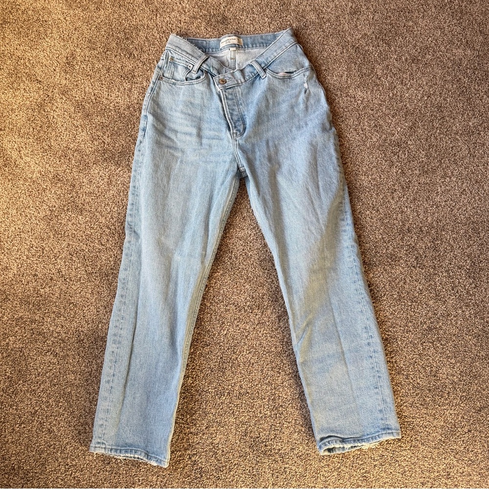 Abercrombie & Fitch Light Blue Straight Leg Jeans